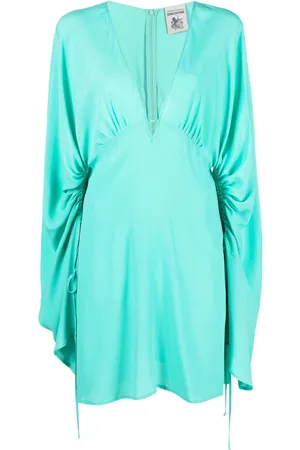 SEMICOUTURE V-neck short dress