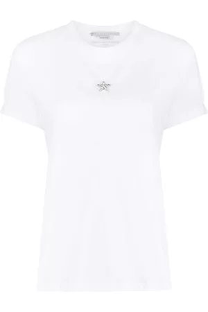 Stella McCartney Mini Star-embroidery cotton T-shirt