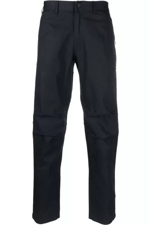 Maharishi Men Pants - Logo-patch straight-leg trousers