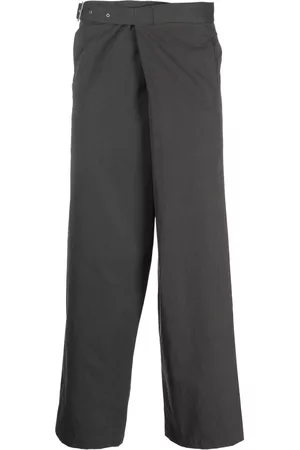 FACETASM Wrap-design wide-leg trousers