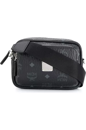 MCM Women Shoulder Bags - Klassik logo-print crossbody bag