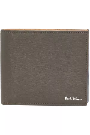 Paul Smith Men Wallets - Colour-block grained leather wallet