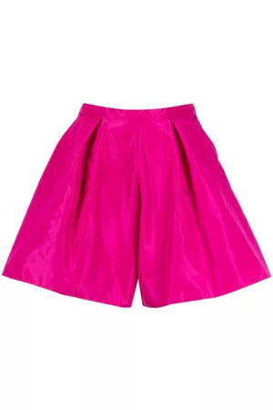 Zuhair Murad Satin-finish high-waisted shorts