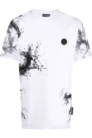Philipp Plein Men T-shirts - SS Splash Extreme cotton T-shirt