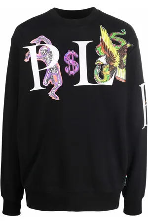 Philipp Plein Graphic-print cotton sweatshirt