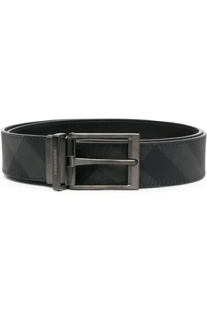 Burberry Check-print reversible belt