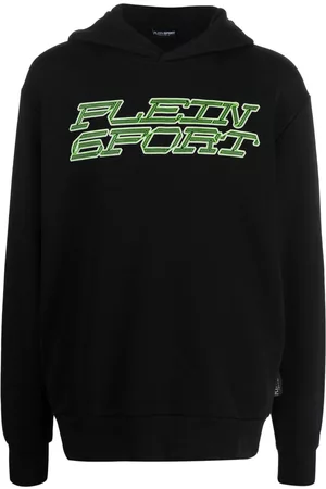 Philipp Plein Men Sweatshirts - Tiger logo-print hoodie