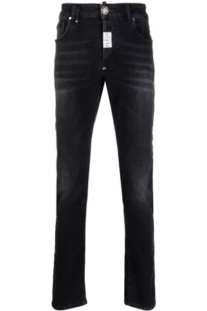 Philipp Plein Men Slim - Super Straight cotton jeans