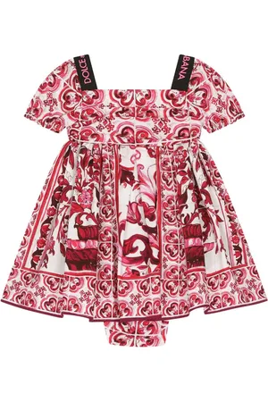Dolce & Gabbana Majolica-print cotton dress