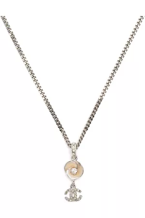 CHANEL Women Necklaces - 2004 CC rhinestone-embellished necklace