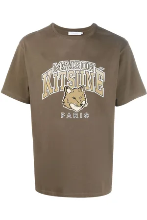 Maison Kitsuné Logo-print cotton T-shirt