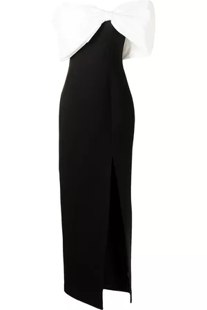 RACHEL GILBERT Women Party Dresses - Two-tone bow-detailed gown