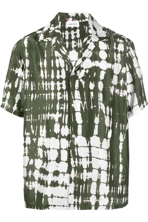 P.a.r.o.s.h. Men Shirts - Graphic-print silk shirt