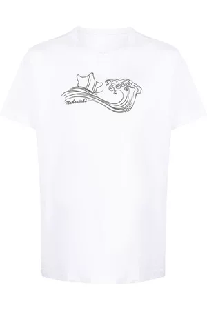 Maharishi Men Short Sleeve - Embroidered-motif organic-cotton T-shirt