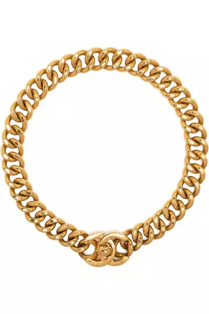 CHANEL Women Necklaces - 1995 CC Turn-lock chain necklace