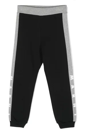 Marni Logo-print fleece track pants
