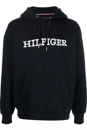 Mens black tommy hilfiger hoodie best sale