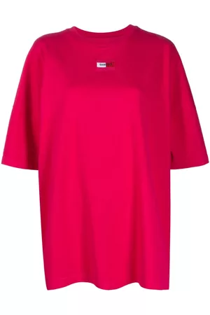 Tommy Hilfiger Men Short Sleeve - Logo-patch cotton T-shirt