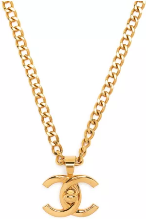 CHANEL Women Necklaces - 1996 CC Turn-lock pendant necklace