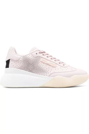 Stella McCartney Women Sneakers - Sequin-embellished lace-up sneakers