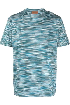 Missoni Men Short Sleeve - Striped cotton T-shirt
