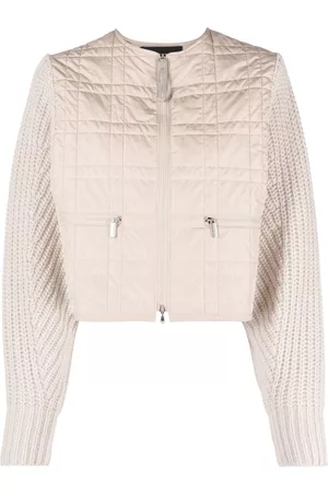 Fabiana Filippi Contrast-sleeve bomber jacket