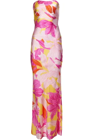 Retrofete Keaton floral-print silk dress