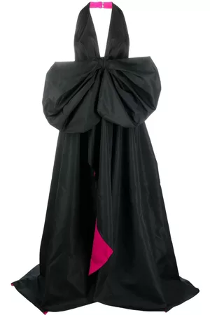 Pinko Women Party Dresses - Bow-detailing halterneck dress