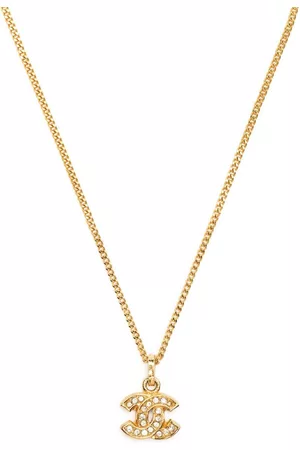 CHANEL Women Necklaces - 1982 CC rhinestone-embellished necklace