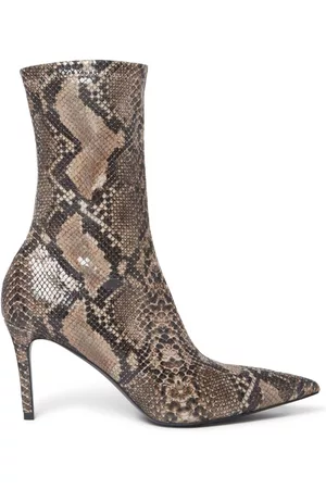 Stella McCartney Women Boots - Stella Iconic python-print boots
