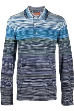 Missoni Long-sleeve striped polo shirt