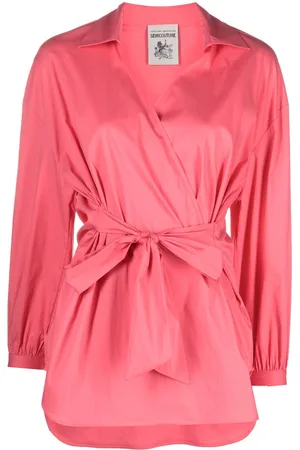 SEMICOUTURE Long-sleeve belted blouse