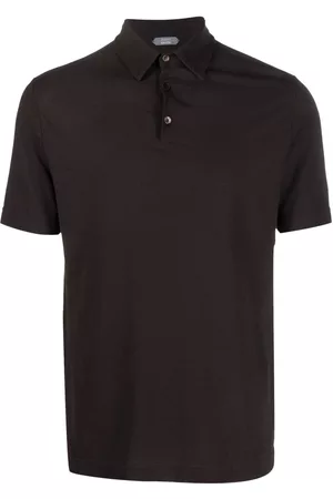 ZANONE Short-sleeve cotton polo shirt