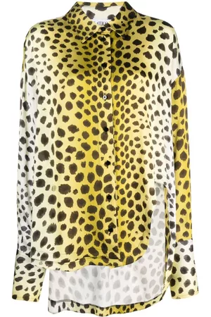 The Attico Kota leopard-print shirt