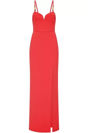 Rebecca Vallance Women Party Dresses - Piero chain-link detail gown dress