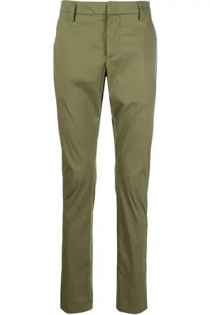 Dondup Men Pants - Mid-rise straight-leg trousers