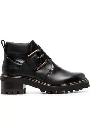 See by Chloé Women Boots - Buckled leather boots