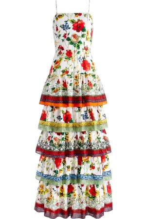 ALICE+OLIVIA Women Printed Dresses - Valencia floral-print dress