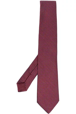 Armani Men Bow Ties - Micro-dot print silk tie