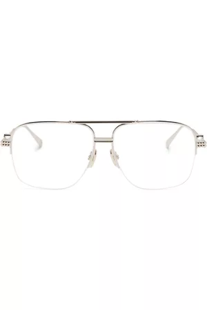 Philipp Plein Men Sunglasses - Metal-trim pilot-frame glasses