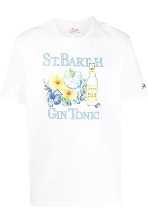 MC2 SAINT BARTH Men Short Sleeve - Graphic-print cotton T-shirt