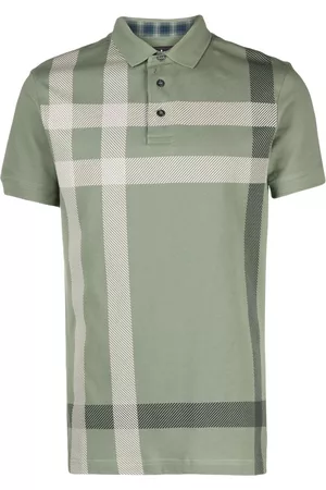 Barbour Men Polo Shirts - Blain check-print polo shirt