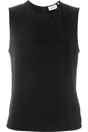 Calvin Klein Crew-neck twill tank top