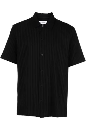 Samsøe Samsøe Men Short sleeves - Striped short-sleeve shirt