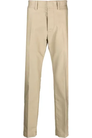 Tom Ford Pressed-crease straight-leg tailored trousers