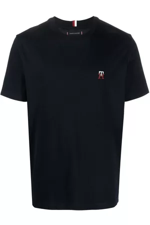 Tommy Hilfiger Men Short Sleeve - Embroidered-logo cotton T-shirt