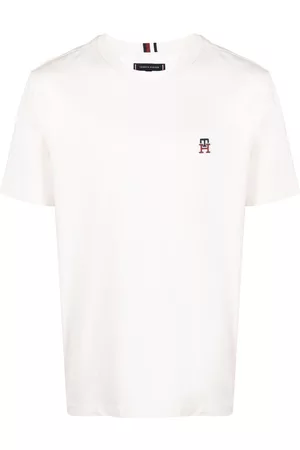 Tommy Hilfiger Men Short Sleeve - Embroidered-logo cotton T-shirt