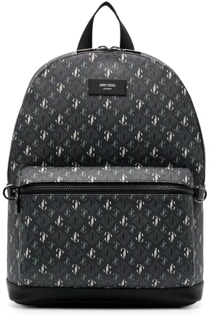 Jimmy Choo Men Rucksacks - Wilmer monogram-pattern backpack