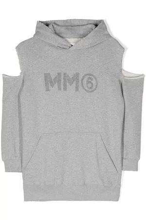 Maison Margiela Logo-print cut-out dress