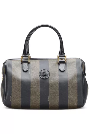 Fendi Women Handbags - Pequin logo patch doctor handbag